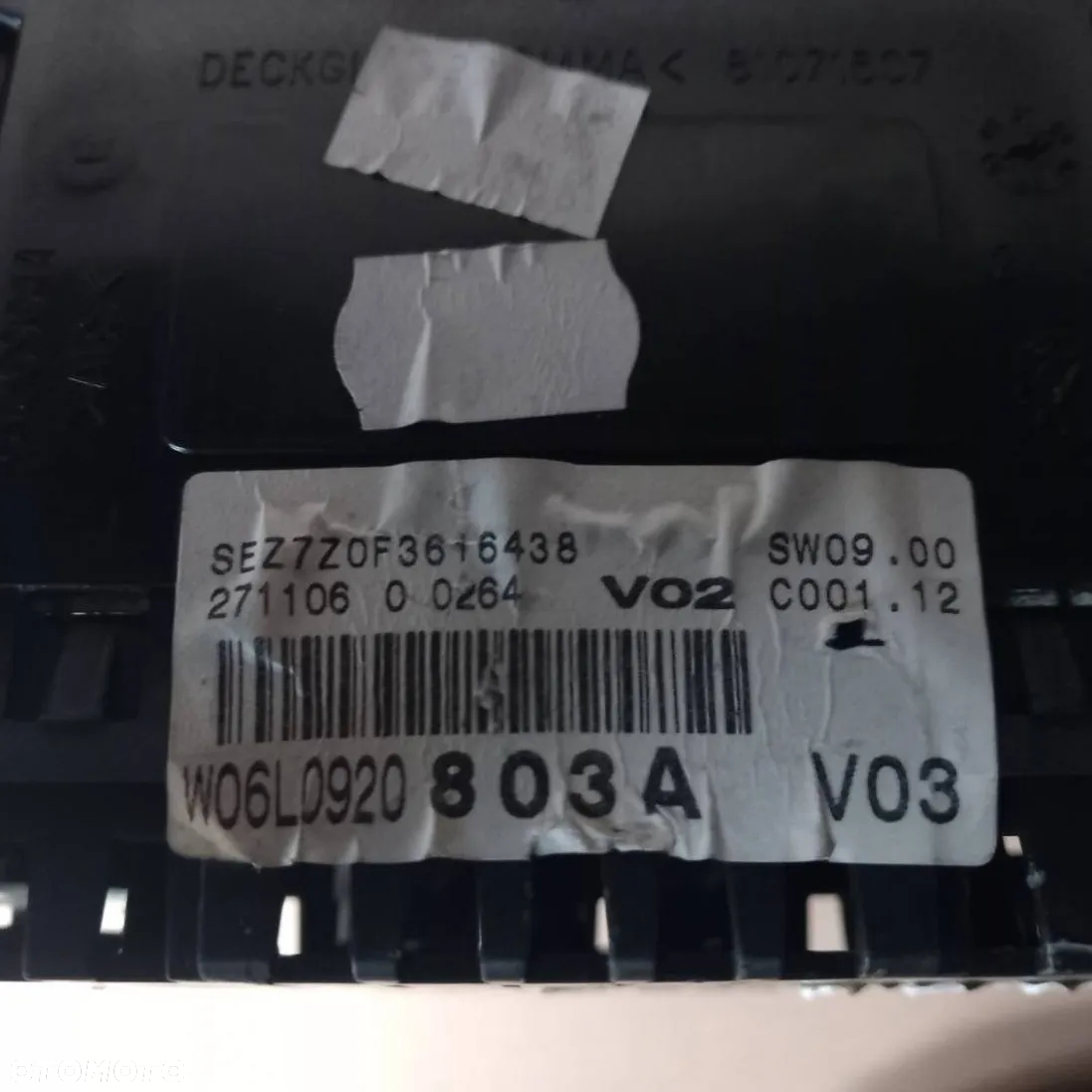 Seat Ibiza Cordoba  02-08 6L 1.4 TDI zegar zegary  licznik 6L0920803A 6L0920822C - 2