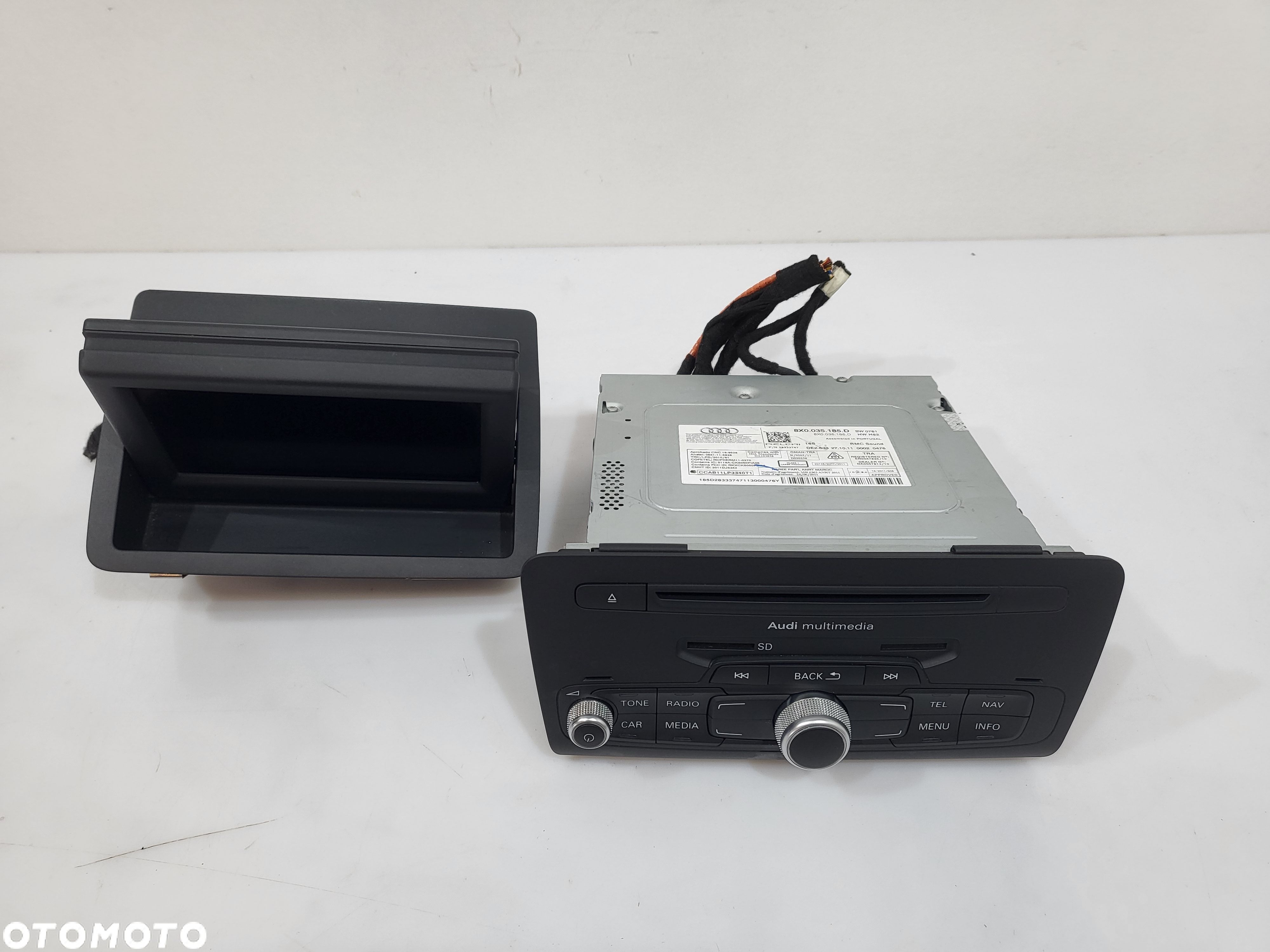 AUDI A1 NAVI NAWIGACJA 8X0035185D  8X0857273B - 1