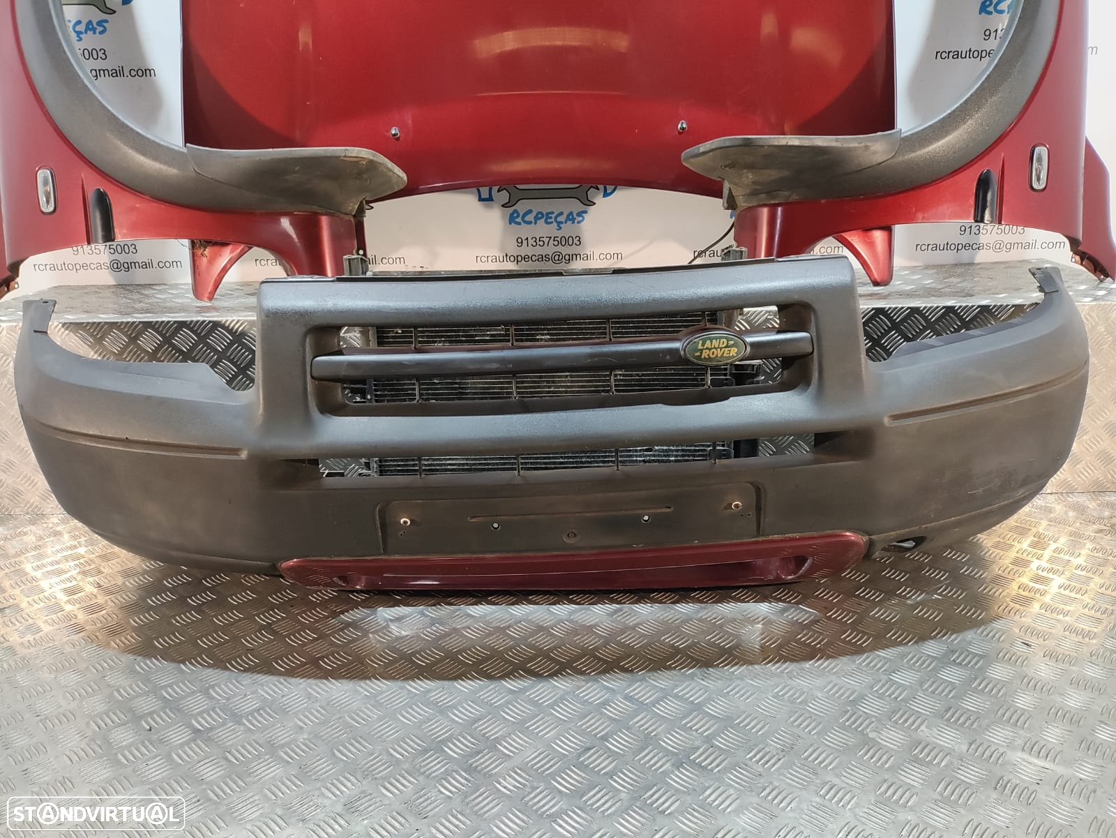 FRENTE COMPLETA LAND ROVER FREELANDER I 1 MK1 CAPOT PARACHOQUES GUARDA-LAMAS OTICAS RADIADOR VENTILADOR FRENTE FIBRA REFORÇO - 5