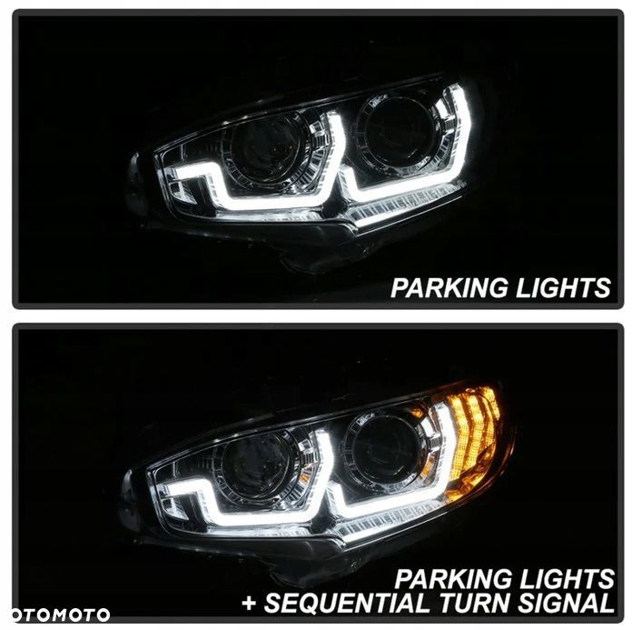 Reflektor Lampa kpl Diody Soczewka Clear Chrom Honda Civic X 10 2016-2021 - 8