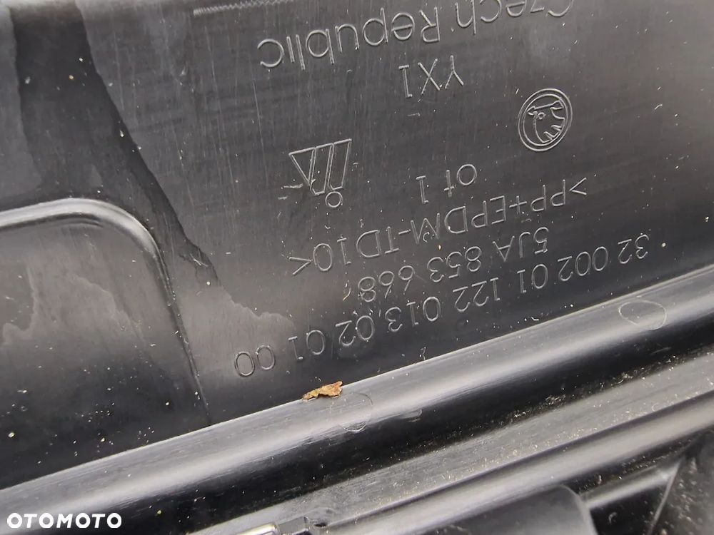 SKODA RAPID 5JA 12- ATRAPA PRZEDNIA PRZÓD / GRILL , NR 5JA853668 , NR AUKCJI NG547 - 18