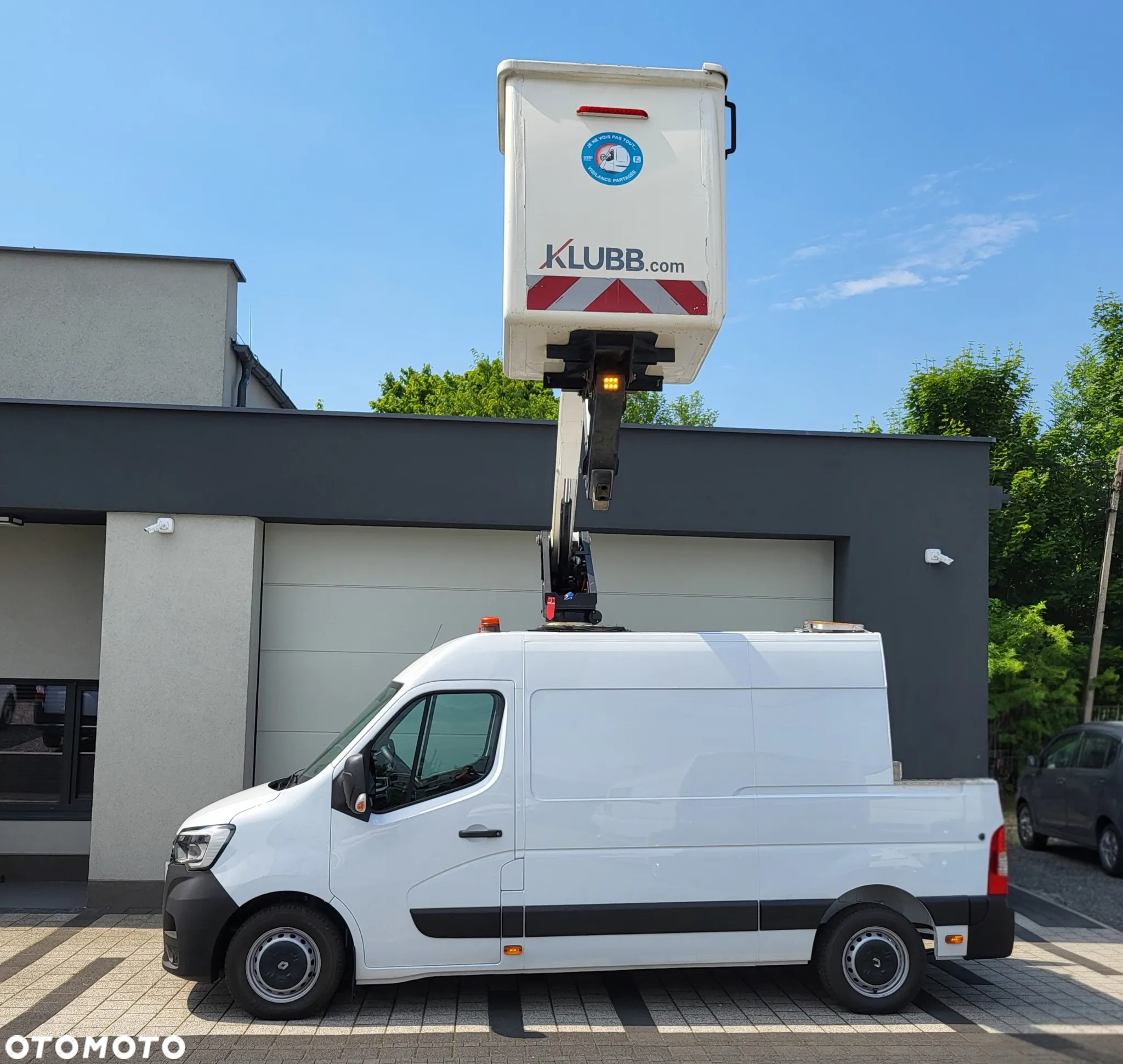 Renault Master L3H2, Podnośnik Koszwy/Zwyżka KLUBB K26, klima, tempomat - 8