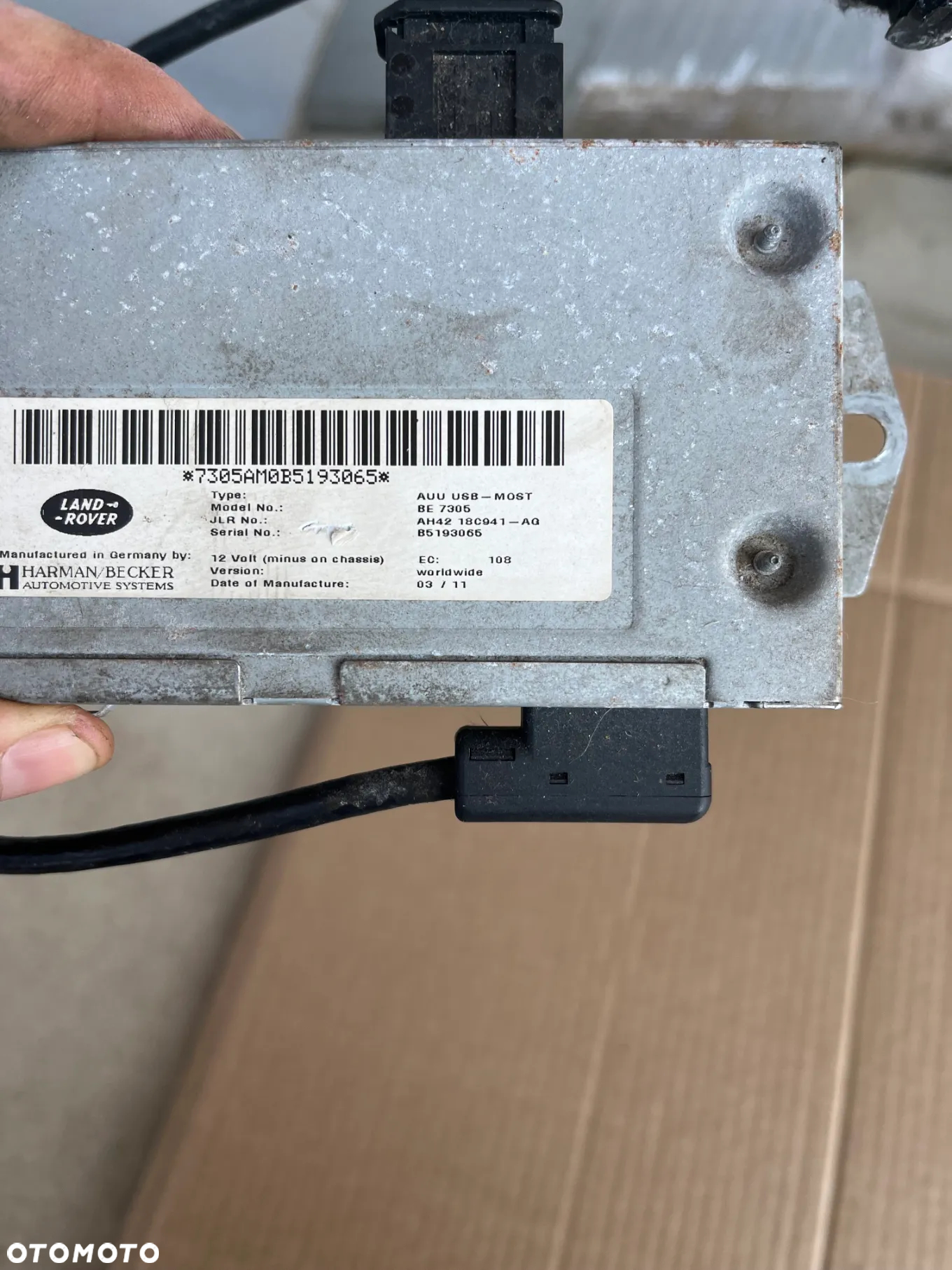 Moduł audio AH42-18C941 Harman Becker Land Rover Discovery 4 IV - 2