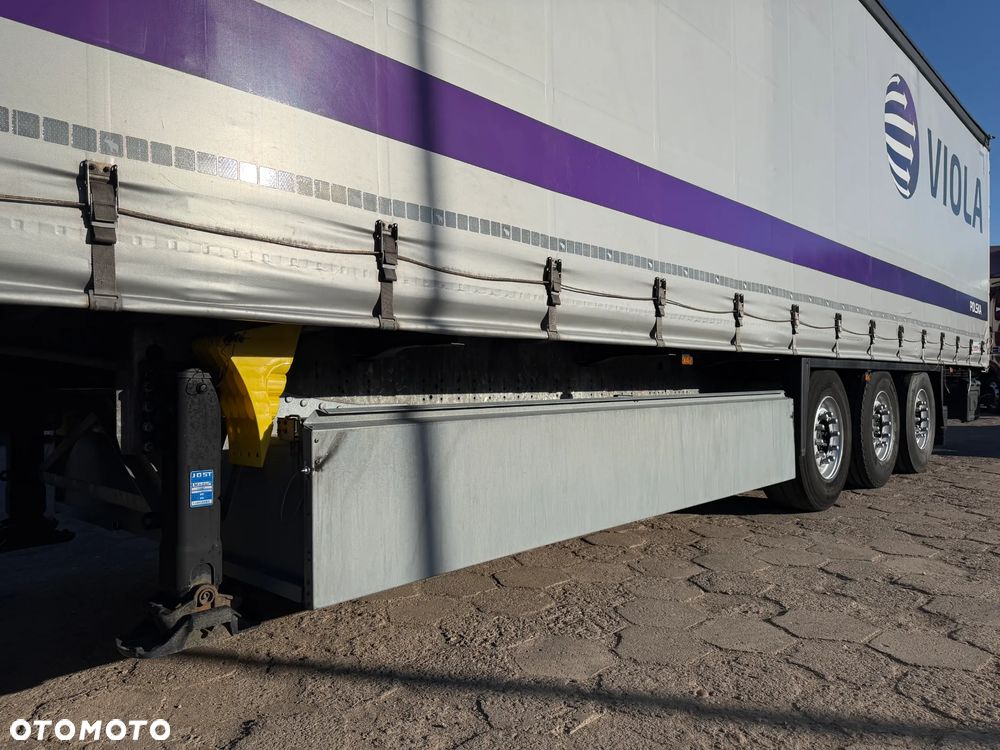 Schmitz Cargobull FIRANKA STANDARD / OPONY JAK NOWE / OŚ PODNOSZONA / KOSZ PALETOWY / PIĘKNY STAN / DESKI ALUMINIOWE / DWA KOŁA ZAPASOWE / DO WYBORU 20 SZTUK !! - 11