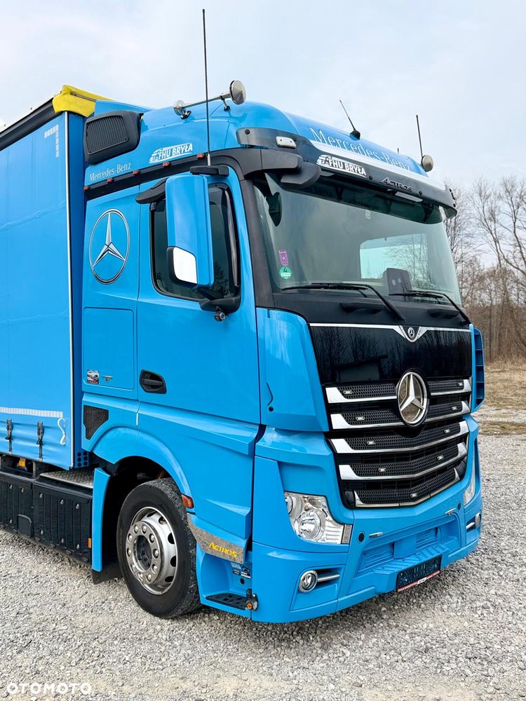 Mercedes-Benz ACTROS 1833 / FIRANKA/ WINDA / NOWY TACHOGRAF G2V2 / 19PALET / 8TON ŁADOWNOŚCI / AUTOMAT / DUŻY SILNIK  / SYPIALKA / SERWISOWANY / 2018 / JAK NOWY  / - 13