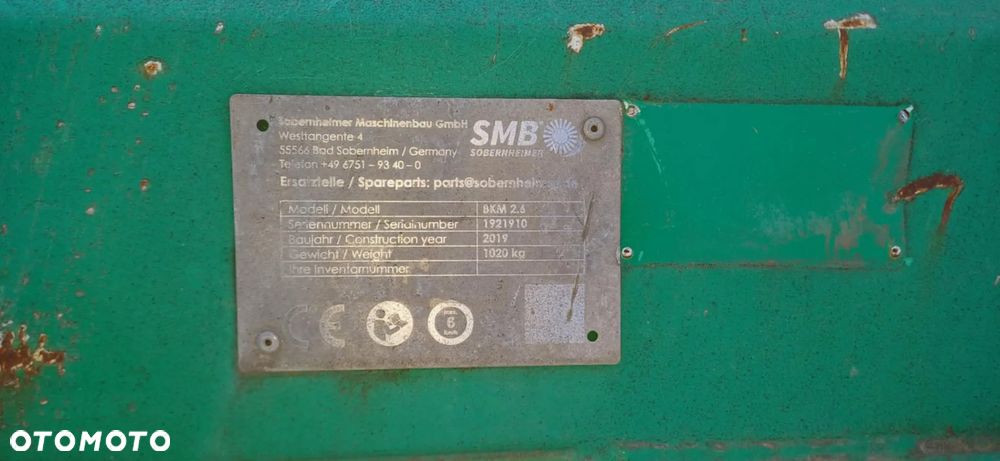 Inny Zamiatarka Soberheimer SBM 2.6 - 4