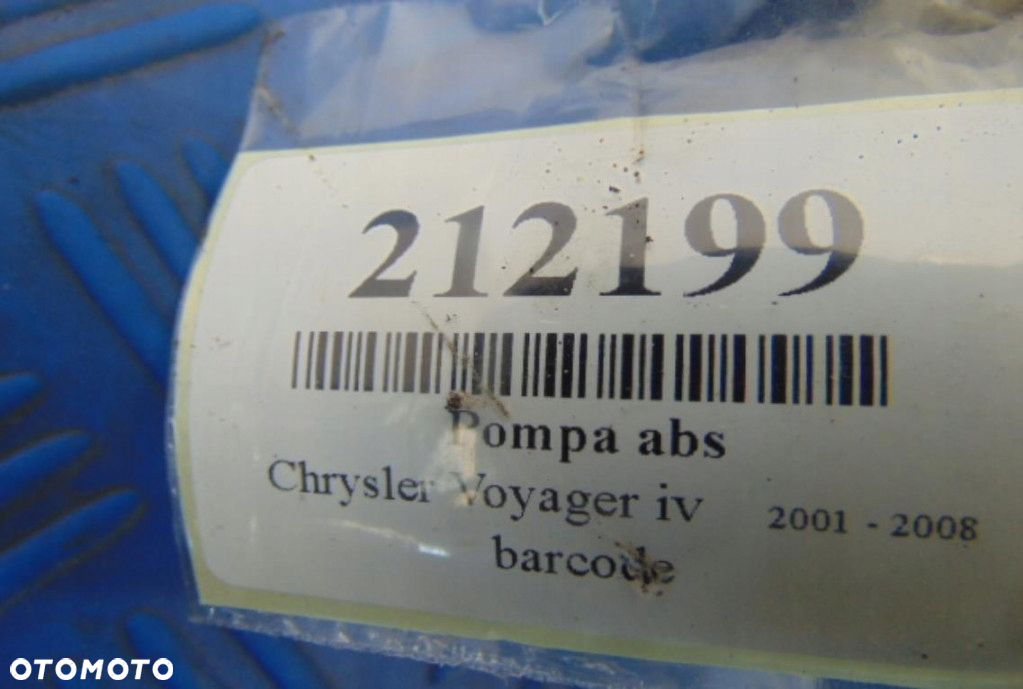 CHRYSLER VOYAGER IV 2.8D POMPA ABS - 9