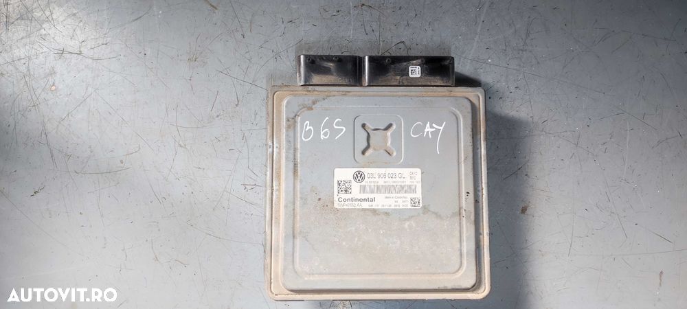 ECU volkswagen vw passat B6 sedan an 2010 1.6 CAY cod 03L906023GL - 4