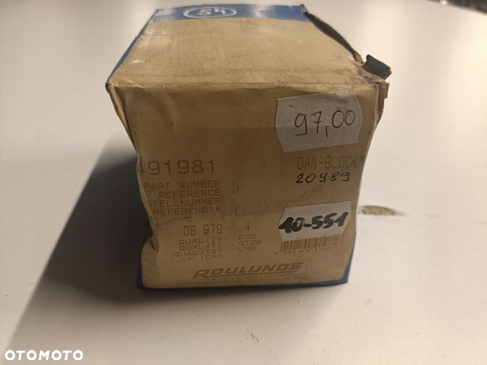 Citroen AX ZX C15 PRZEDNIE KLOCKI HAMULCOWE przód 491981 - 12