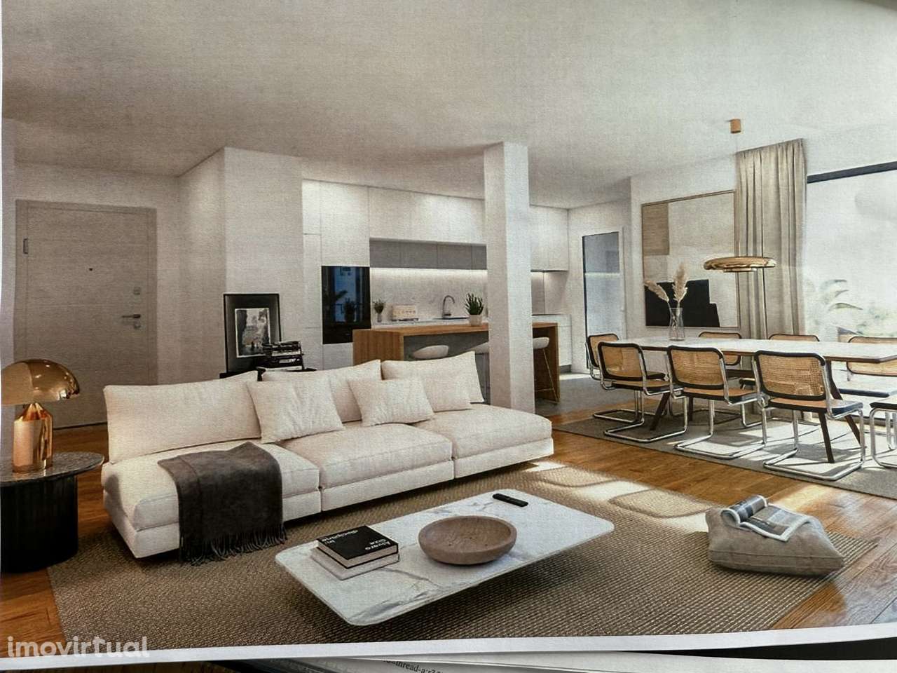 apartamento t3 acabamentos topo grandes areas 4 andar grandes vista - Grande imagem: 2/6