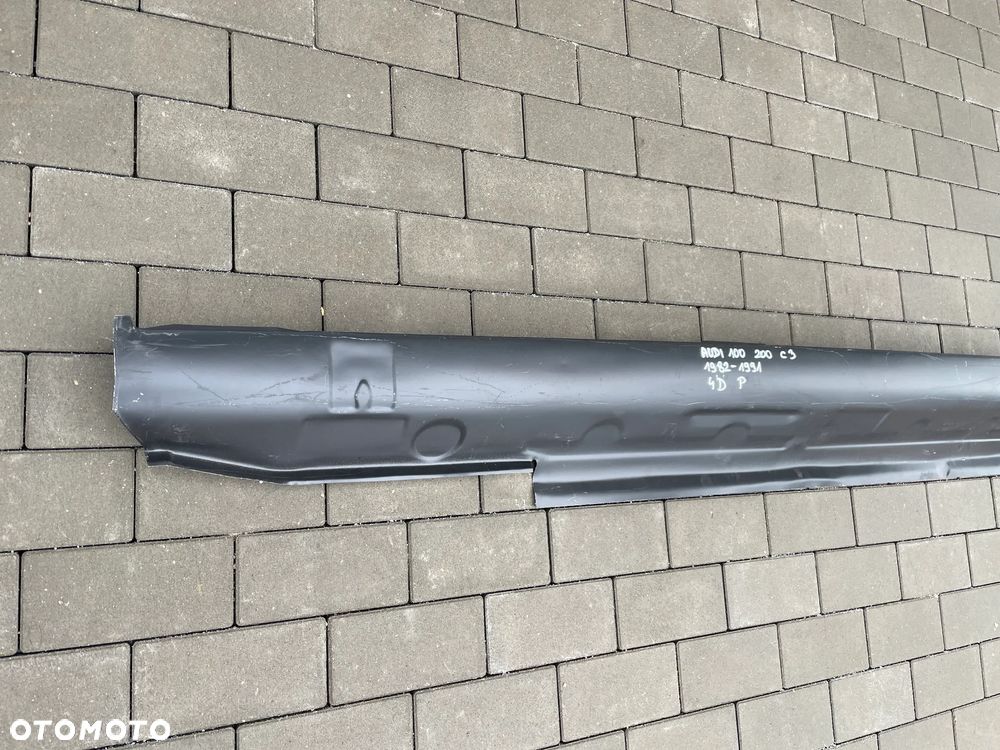 PRÓG PRAWY AUDI 100, 200 C3  1982-1991 - NOWY 4D - 3