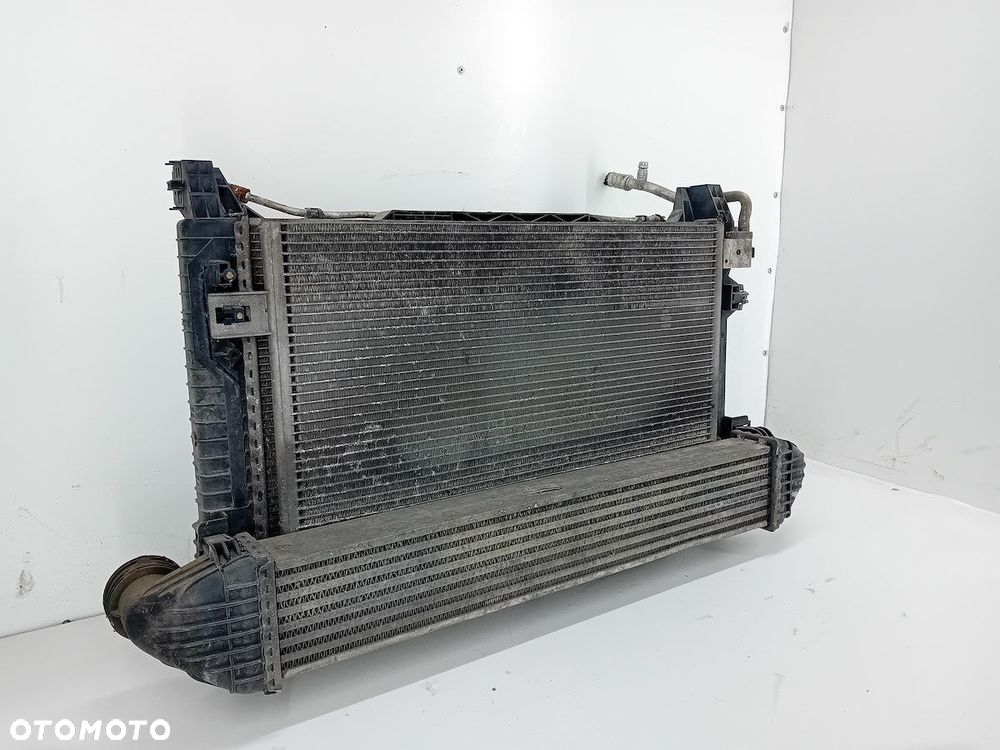 ZESTAW CHŁODNIC WODA KLIMA WENTYLATOR MERCEDES KLASA A W169 A1695000703 - 10