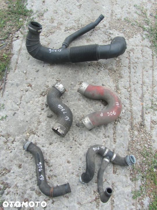 Mercedes Sprinter 906 przewody chłodzenia intercoolera płynu powietrza - 1