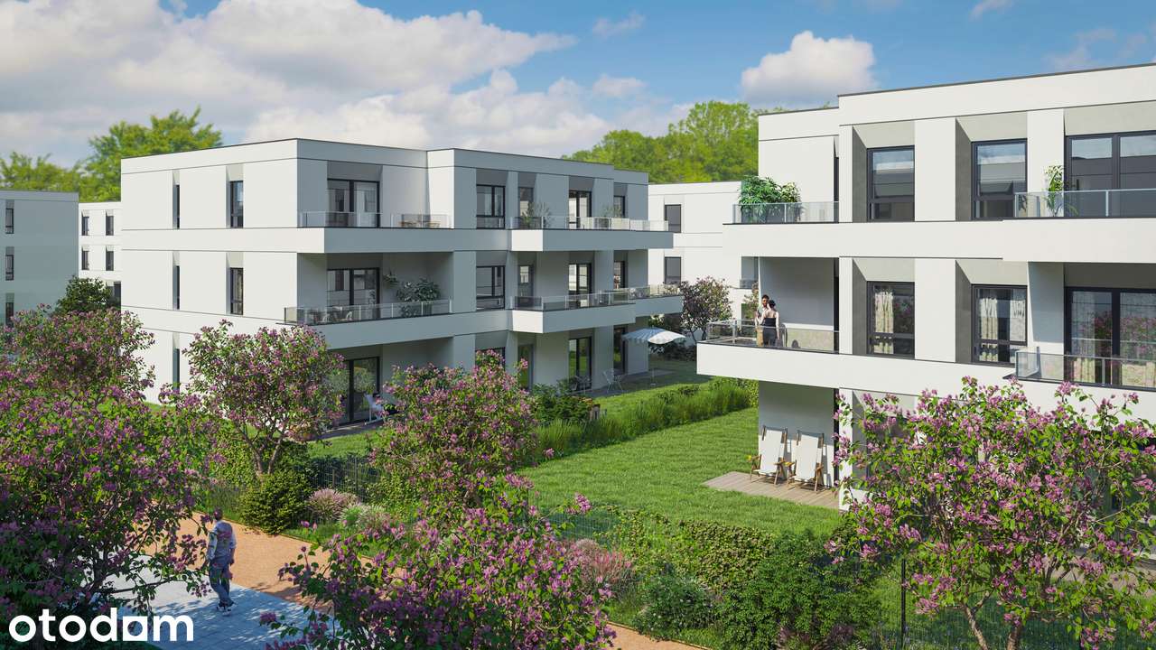 2-pokojowe mieszkanie 44m2 + ogródek Bezpośrednio