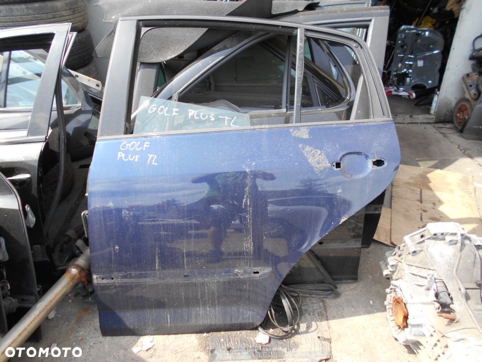 Vw Golf V PLUS drzwi lewe tyl szyba - 1