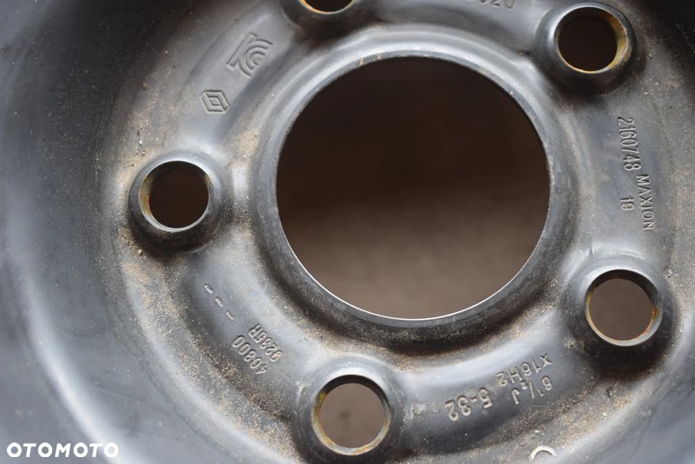 Felgi stalowe stalówki Renault 6,5x16 5x114,3 R16 16'' - 6