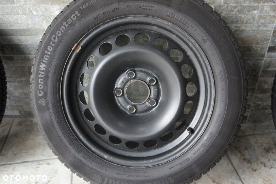NR 134 Koła Zima Stalowe AUDI A4 , A5 205/60/16 Continental - 4