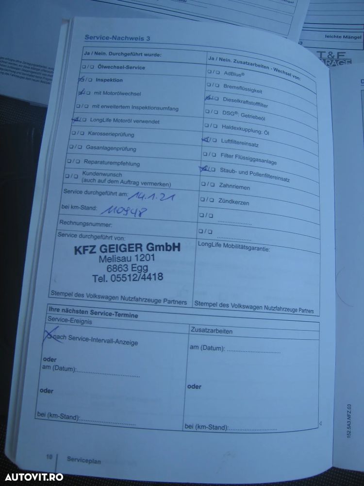 Volkswagen TRANSPORTER T6 , 6 LOC. PLATFORMA MIXTA , AC. - 25