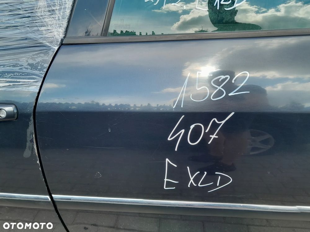 PEUGEOT 407 SW DRZWI LEWE TYLNE LEWY TYŁ KOLOR: EXLD - 2