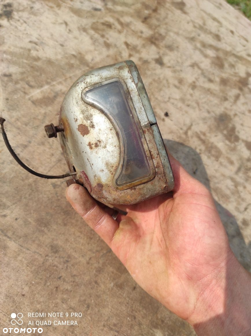 Lampa telewizorek kompletna WSK SHL Niewiadów ładny stan org 9.228 - 4