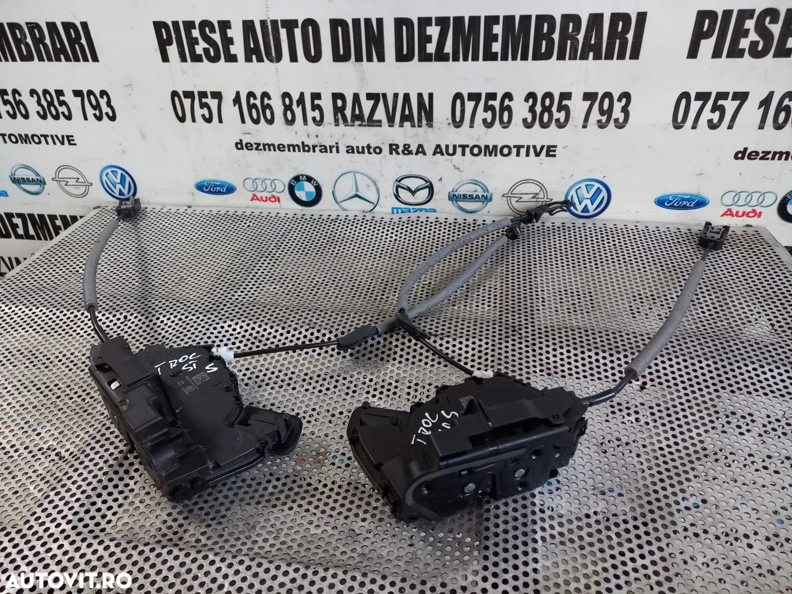 Broasca Blocator Incuietoare Usa Spate Vw T-Roc Passat B8 Touran Golf 7 Skoda Seat Ateca Cod 5TAE 5 - 2