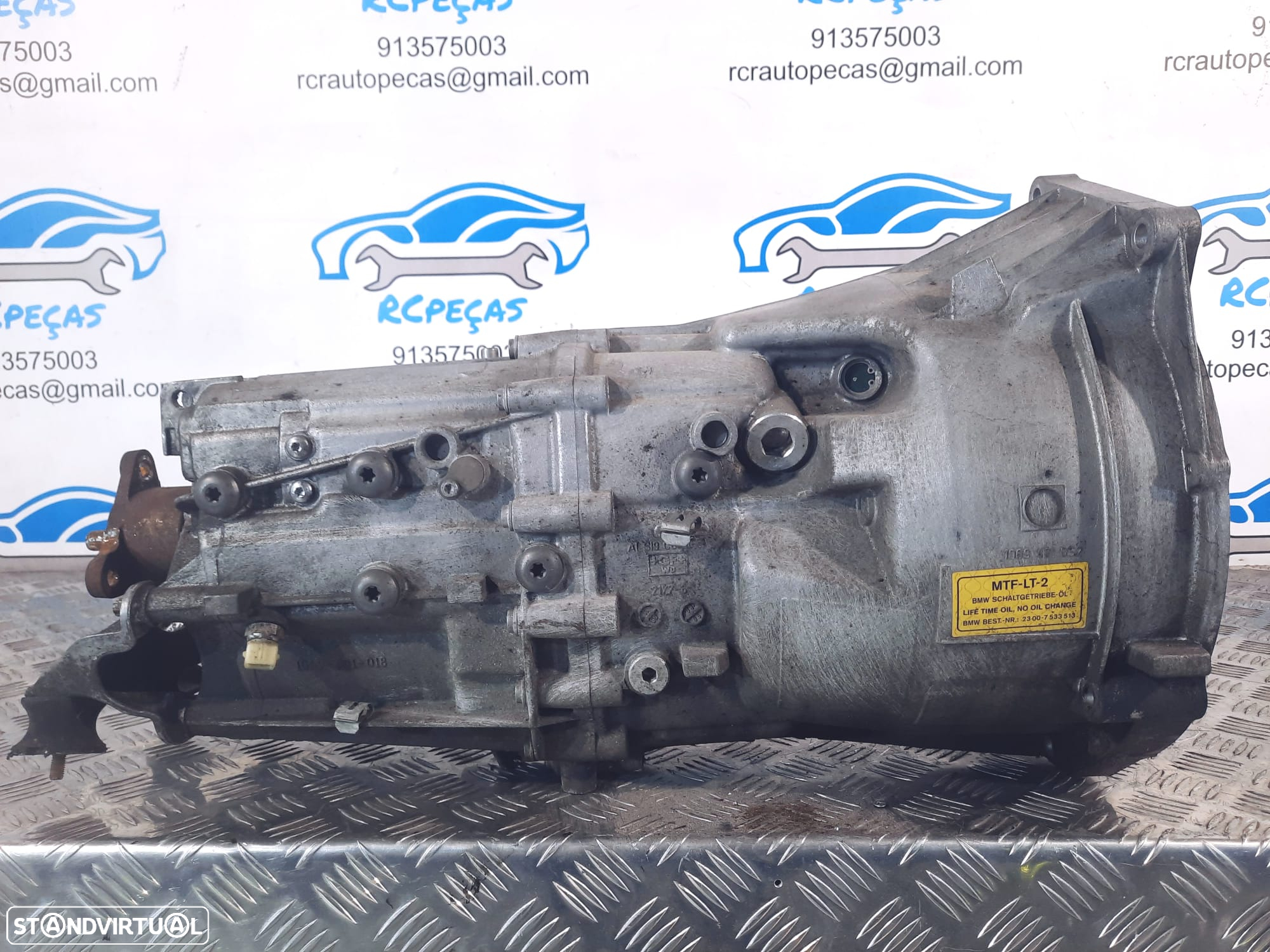 .CAIXA VELOCIDADES MANUAL BMW SERIE 1 E81 118D 2.0D 16V 122CV M47D20 204D4 BEO 23007545386 7545386 GS6-37DZ-TBEO GS637DZ TBEO - 8
