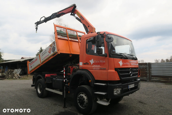 Mercedes-Benz AXOR / 4X4 / wywrot / 4,00m / + HDS Z Palfinger PK 9501 / samochód specjalny / PILOT