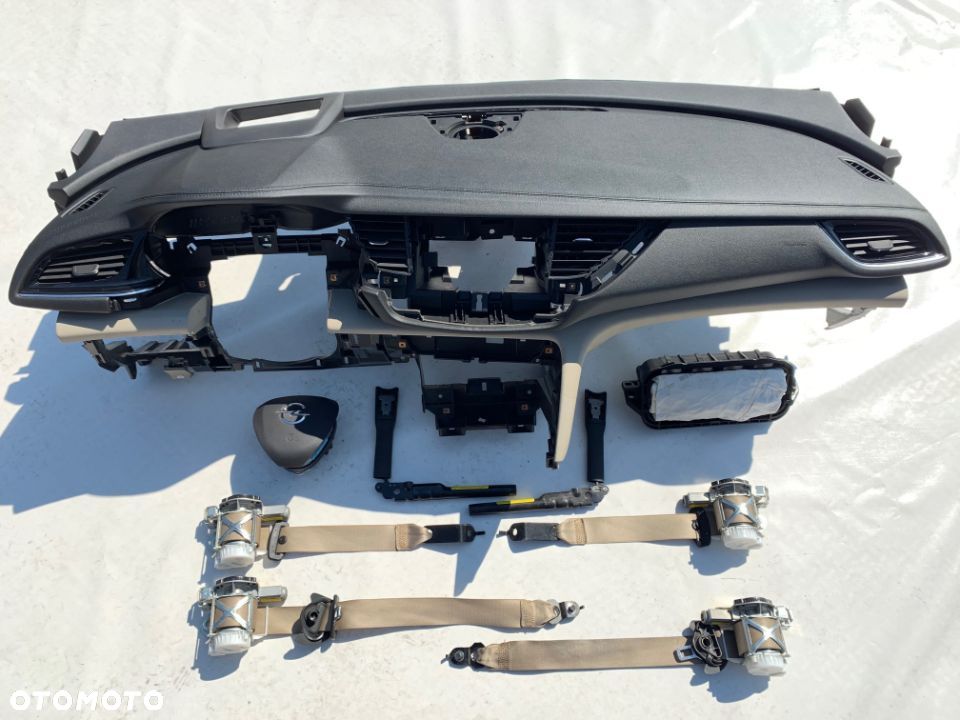 OPEL INSIGNIA B DESKA KONSOLA KOKPIT PULPIT PÓŁKA PARAPET AIRBAG PODUSZKI AIR BAG PASY PAS Head Up ! DASHBOARD HeadUp - 1