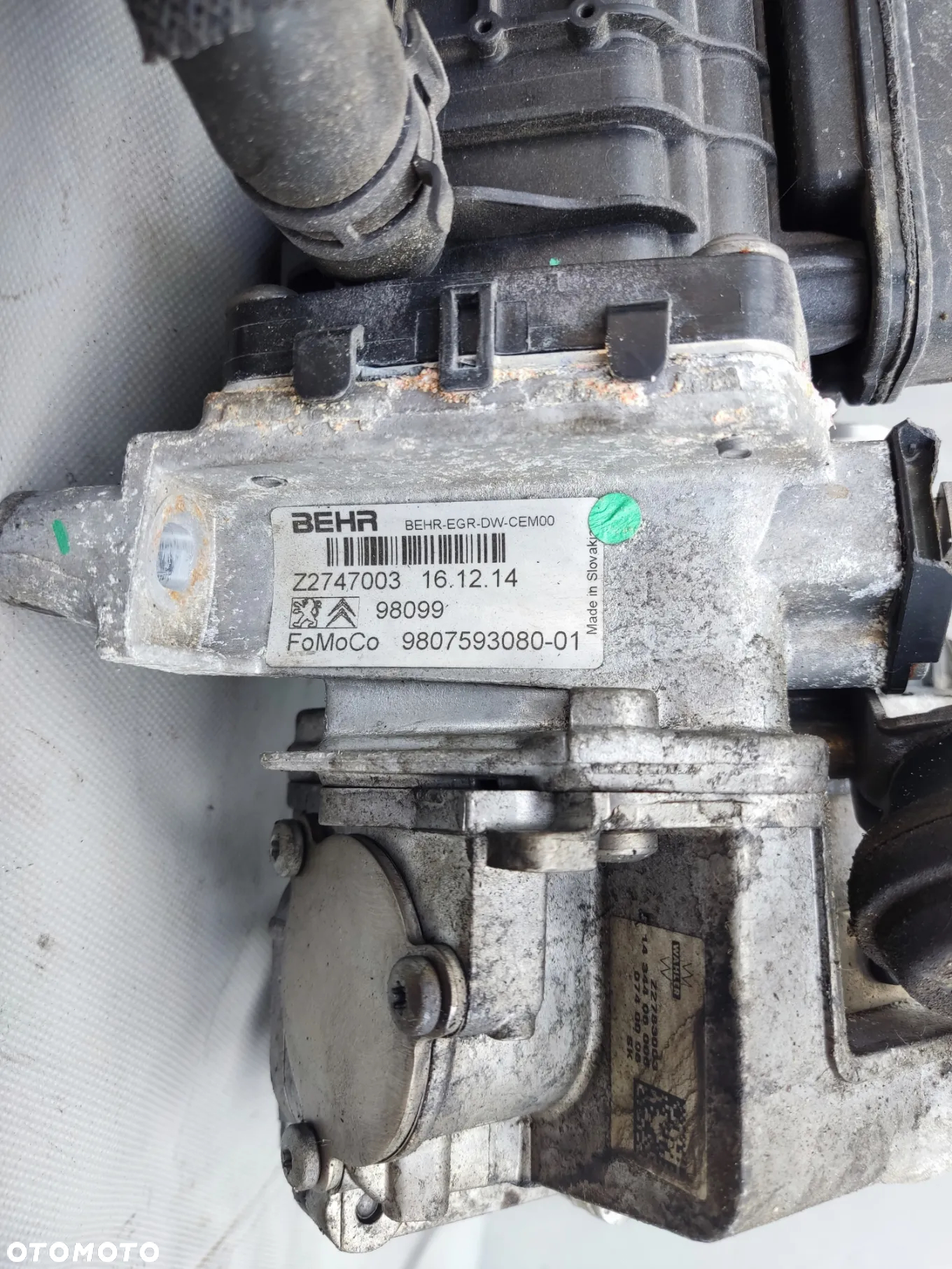 FORD MONDEO MK5 CITROEN PEUGEOT 308 508  2.0 TDCI 2.0 HDI ZAWÓR EGR 9807593080 - 2