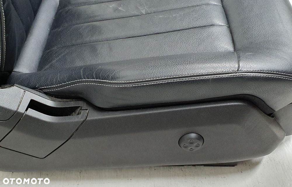 FOTEL PRAWY PRZEDNI PRZÓD PASAŻERA SKÓRA GRZANY MERCEDES W212 EUROPA - 6