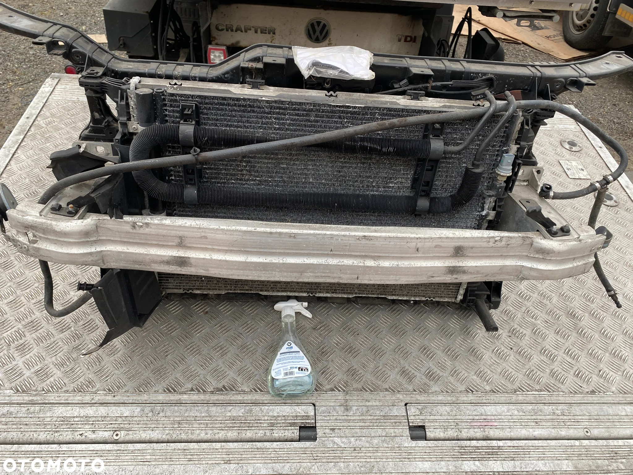 AUDI A4 B8 3.2FSI wzmocnienie pas przedni chłodnice wentylator - 2