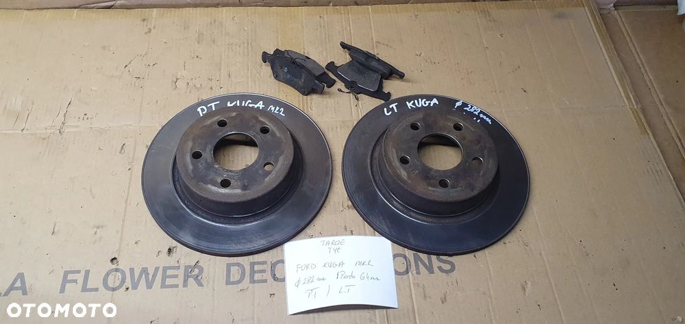 Tarcze hamulcowe klocki tył tylne Ford Kuga II Mk2 - 6
