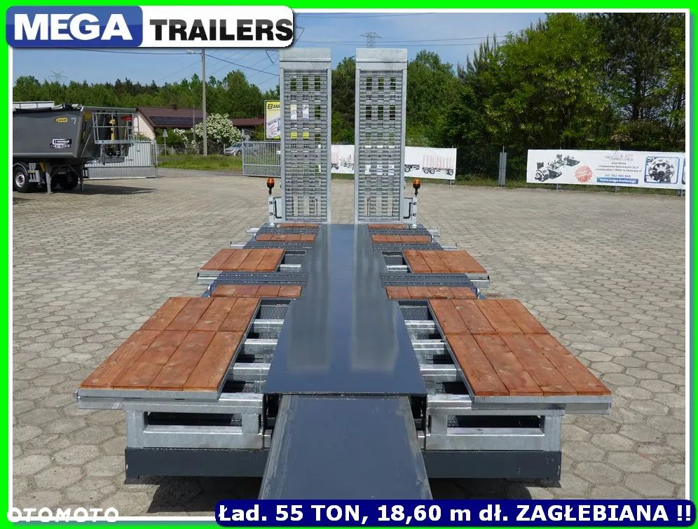 Mega Laweta 13,60 + 5,00 m wysuw, 4 x ZAGŁĘBIANA, najazdy HYDRULICZNE 3,0 M !!! - 40