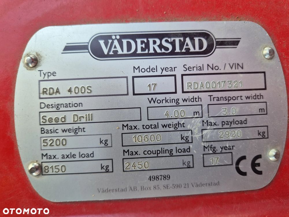 Väderstad Rapid A 400S - 5