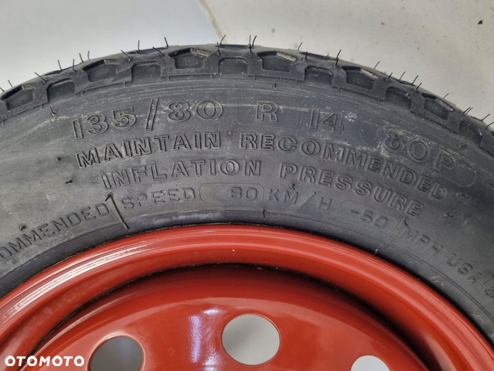 KOŁO DOJAZDOWE Lancia Fiat Panda 135/80 R14 4x98 dojazdówka 1010025 - 7