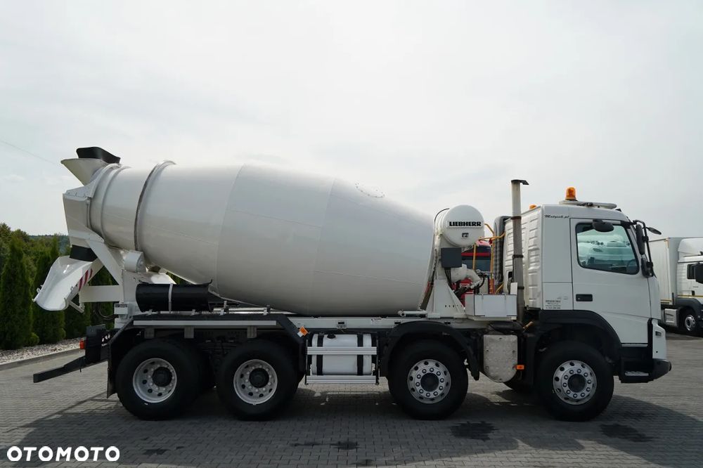 Volvo FMX 410 / 8x4 / GRUSZKA / BETONOMIESZARKA / LIEBHERR / 9 M3 / I-SHIFT/ ALUFELGI / EURO 5 - 9