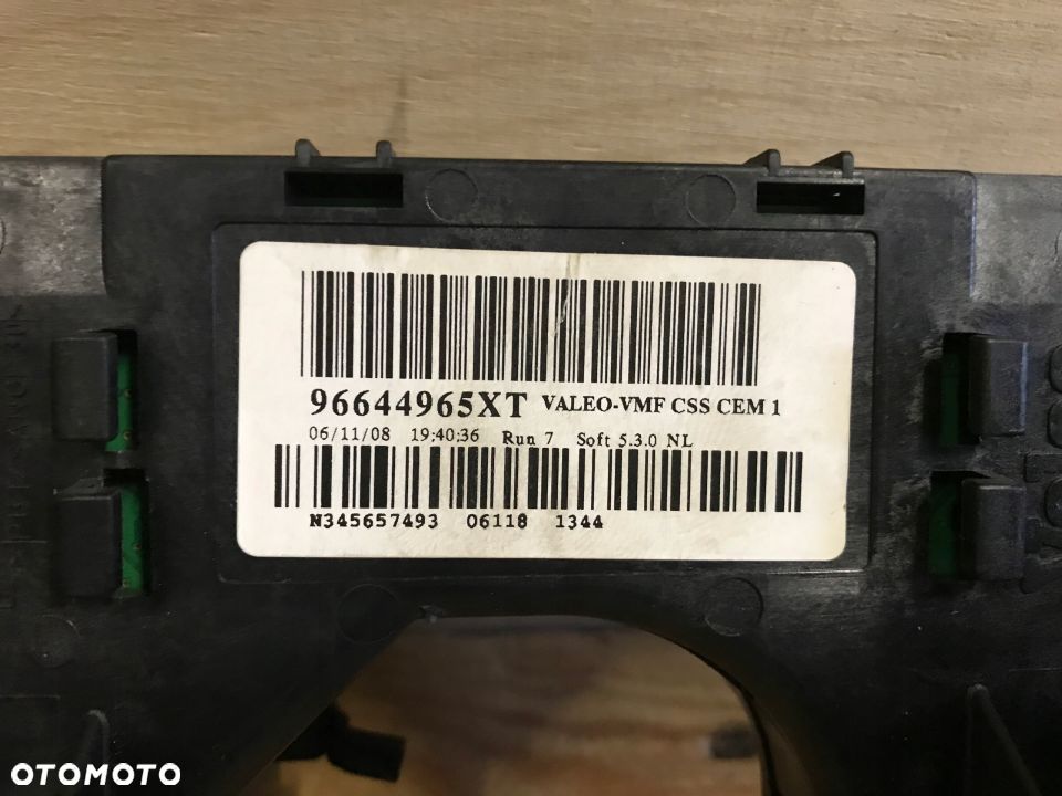 CITROEN C4 PICASSO MANETKI BIEGÓW PRZEŁĄCZNIK ZESPOLONY 96644965XT - 4