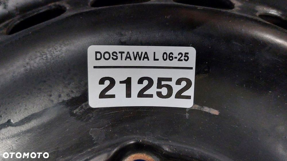 felga stalowa koło zapasowe vw passat b5 15'' 5x112 et37 6j 3b0601027d - 7