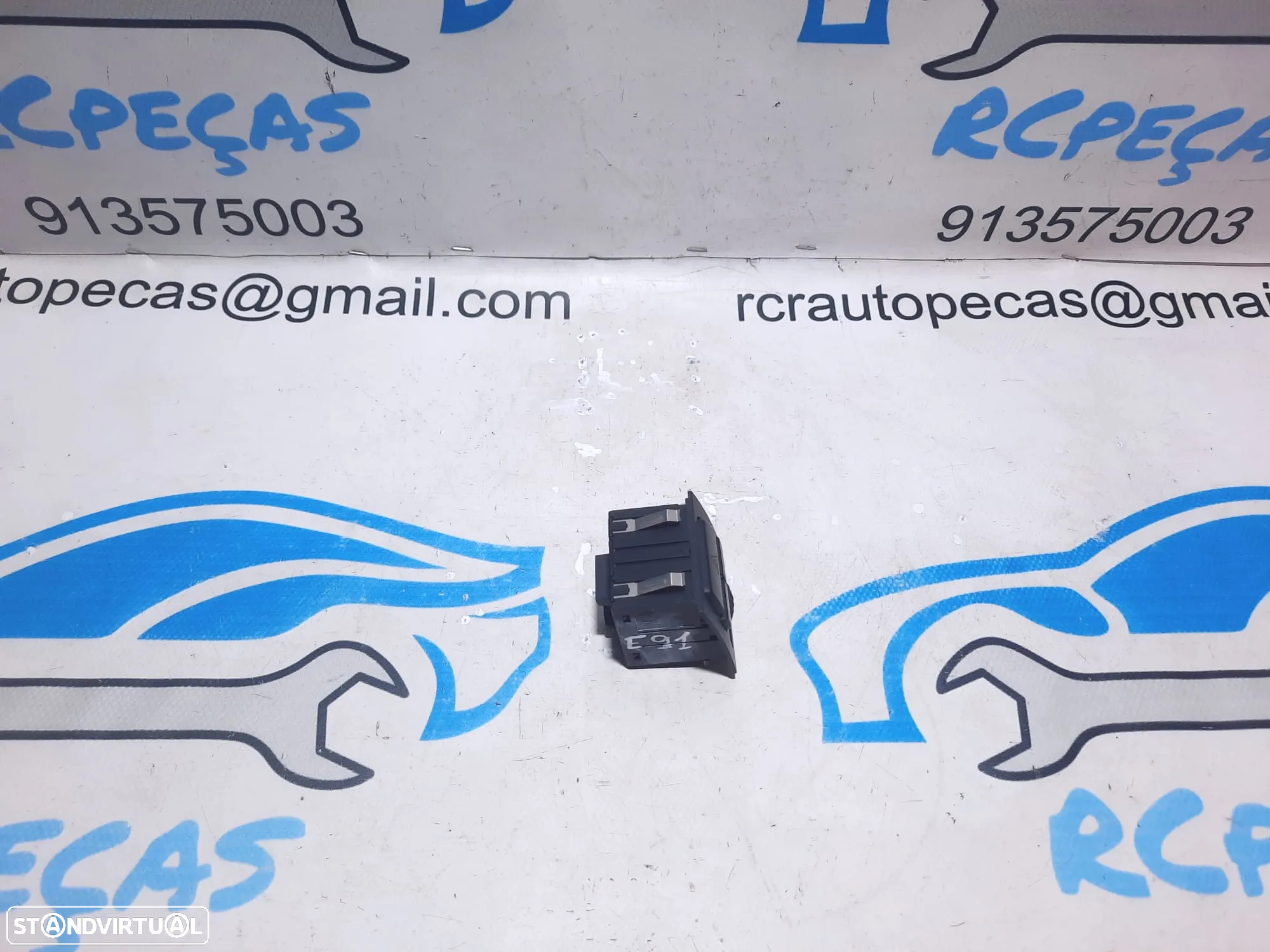 INTERRUPTOR SWITCH COMANDO COMUTADOR BOTÃO LUZ LUZES EMERGENCIA 4 QUATRO PISCAS BTC BMW SERIE 3 E91 E92 E93 - 5