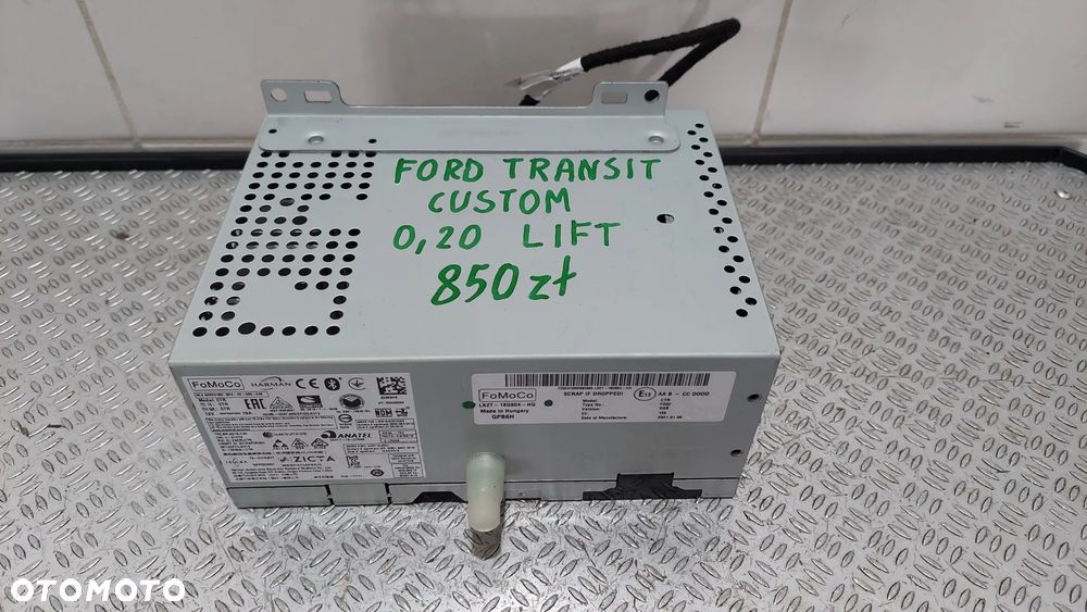 RADIO NAWIGACJA FORD TRANSIT CUSTOM LIFT R2020 NR LK2T18D804HG - 1
