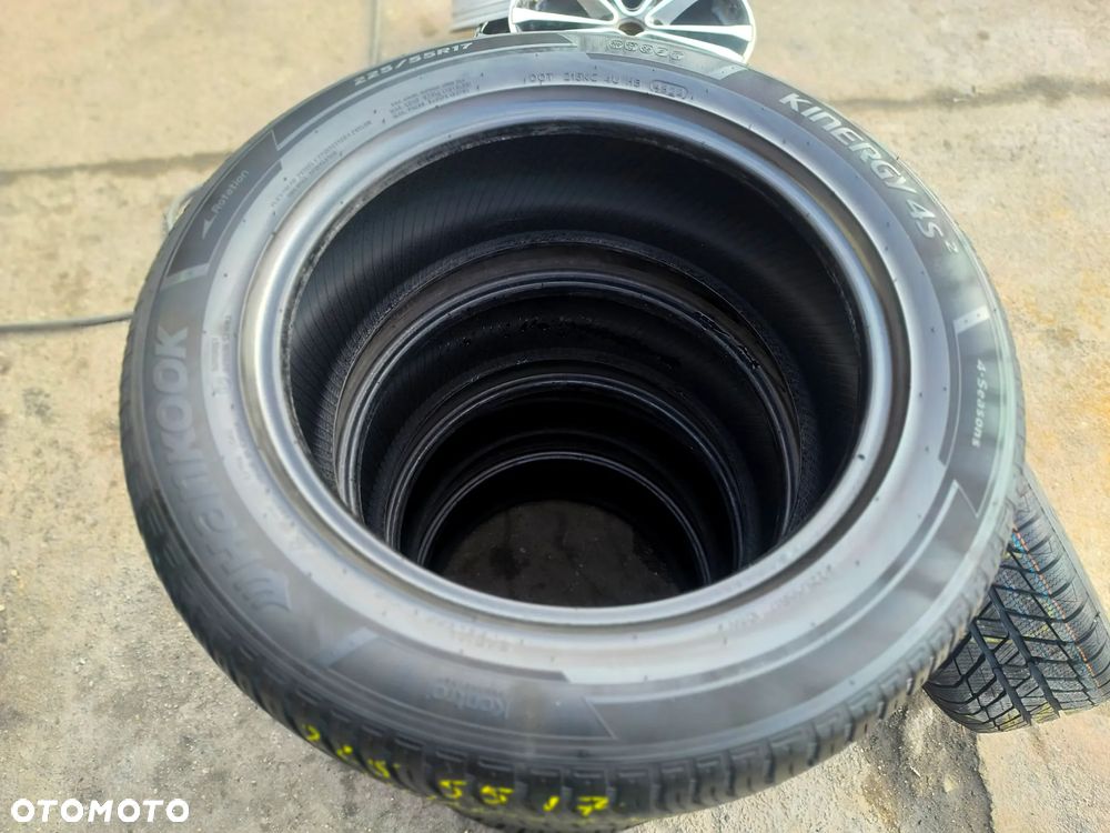 225/55R17 101W Opony Całoroczne Wielosezonowe HANKOOK KINERGY 4S2 4S 2 5,5mm Legnica ALU-RAD 22r. 225/55 - 8