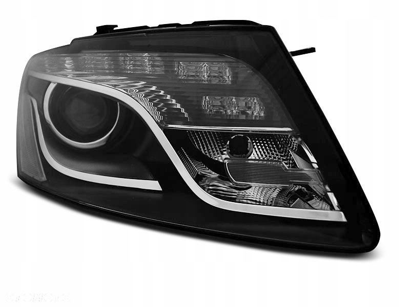 LAMPY REFLEKTORY AUDI Q5 08-12 DAYLIGHT BLACK DRL - 1