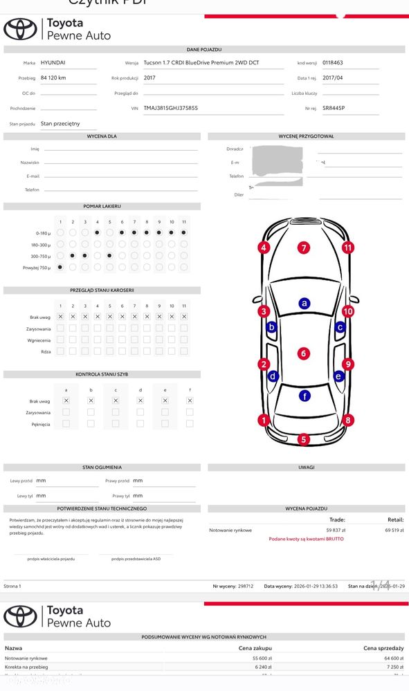 Hyundai Tucson blue 1.7 CRDi 2WD DCT Style - 29