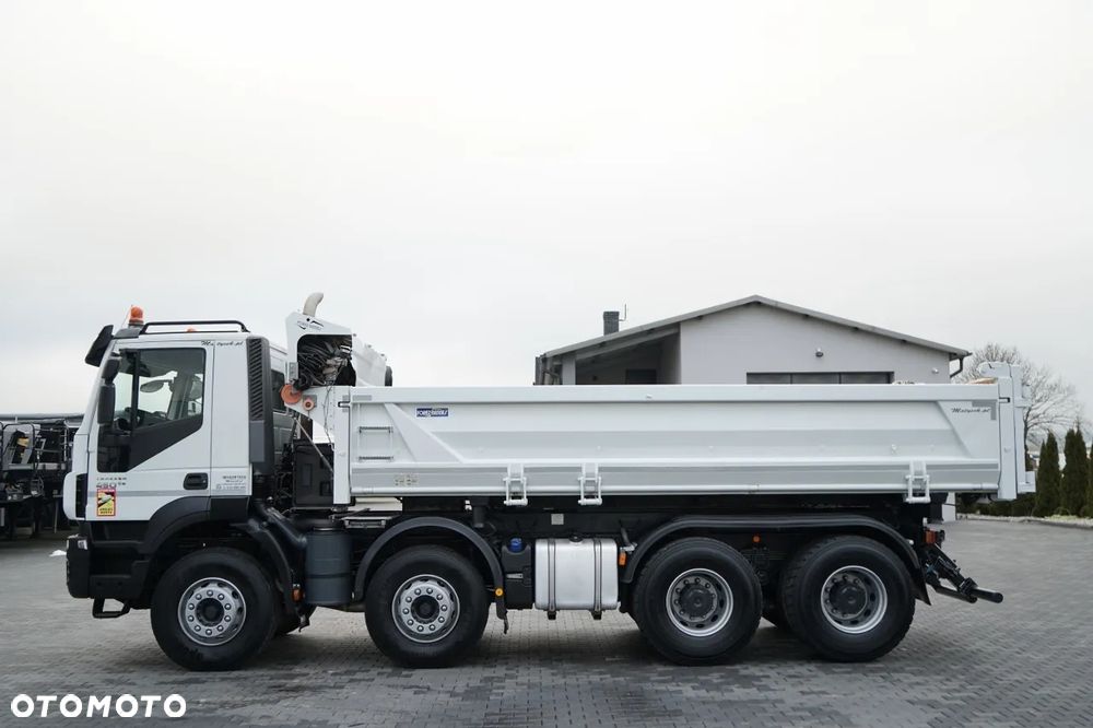 Iveco TRAKKER 450 / 8x4 / WYWROTKA / HYDROBURTA / BORDMATIC / EURO 6 / - 10
