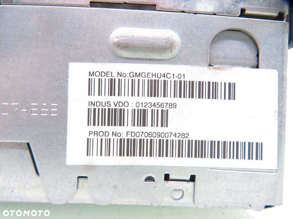 RADIO CD70 NAVI OPEL ASTRA III H 13188465 383555646 13111163 - 5