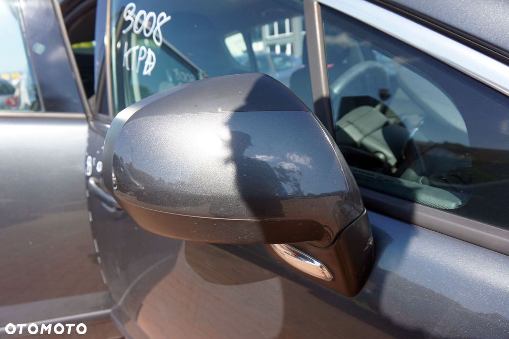 LUSTERKO ELEKTRYCZNE PRAWE 3008 I KTPD UK SZARY PEUGEOT 2009-2013 - 1