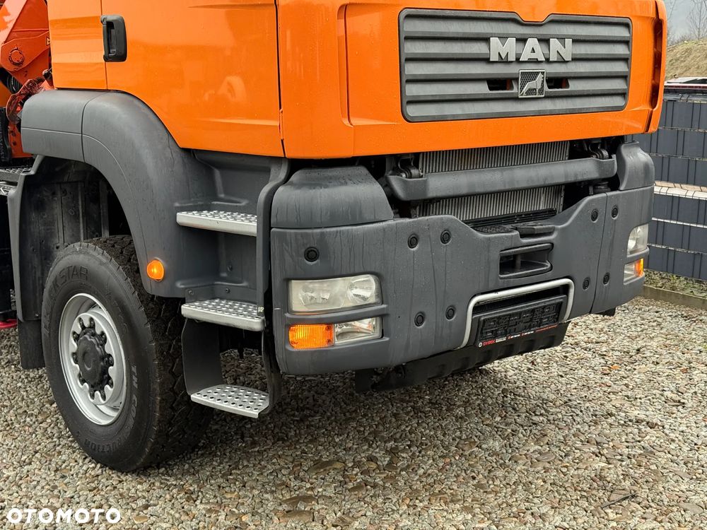 MAN * MAN 18 480 * KIPER WYWROTKA * 4x4 * HDS ATLAS 85* STAN BARDZO DOBRY * Sprowadzony - 26
