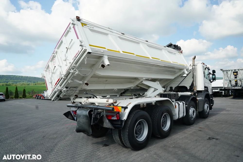 Scania P 440 / 8x4 / BASCULATOR 2 LATERAL / HYDRODOXY / BORDMATIC / / EURO 5 EEV - 12