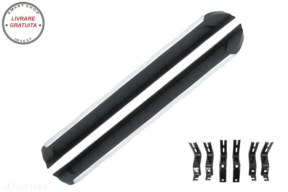 Praguri trepte laterale Ford Ranger T6 Cabina Dubla (2011-2020)- livrare gratuita - 1