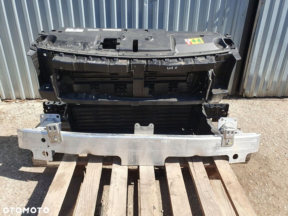 Pas przedni chłodnice PEUGEOT 408 23R BELKA 1,2 ŻALUZJE KPL - 3